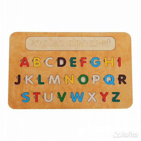Рамка-вкладыш алфавит английский язык