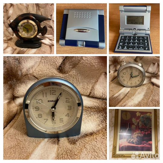 Часы настольные, настенные, будильники