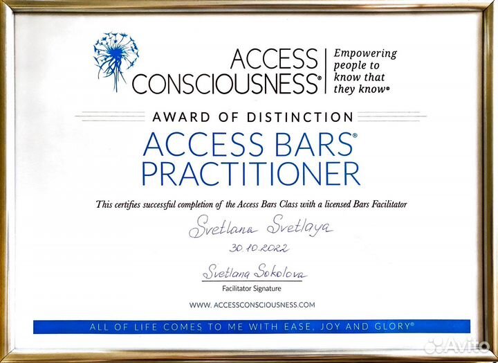 Массаж Access Bars (Сочи, Адлер, Красная Поляна)