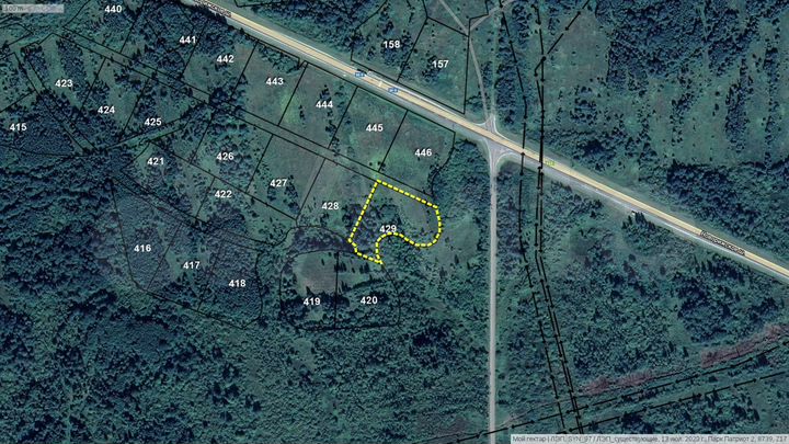 Участок 1,04 га (СНТ, ДНП)