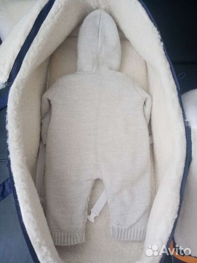 Сумка переноска для детей Овчина