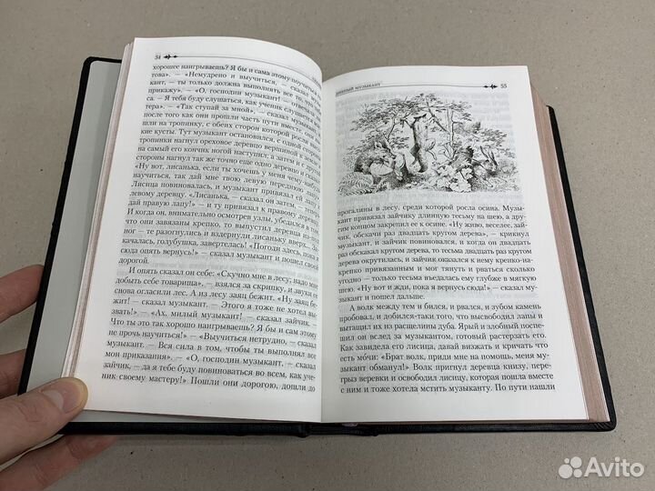 Братья Гримм (подарочная кожаная книга)