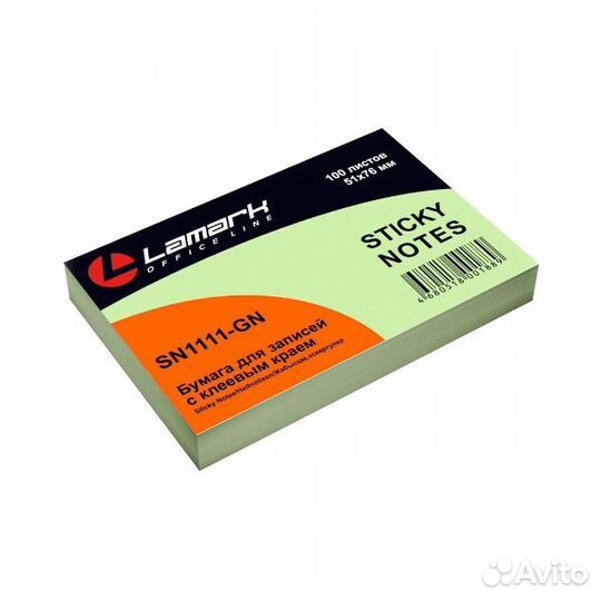 Блок для записей с клейким слоем 5*7,6 см