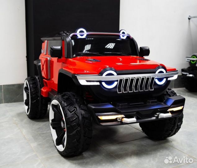 Большой двухместный Электромобиль Джип