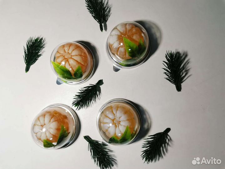 Мандарины из мыла