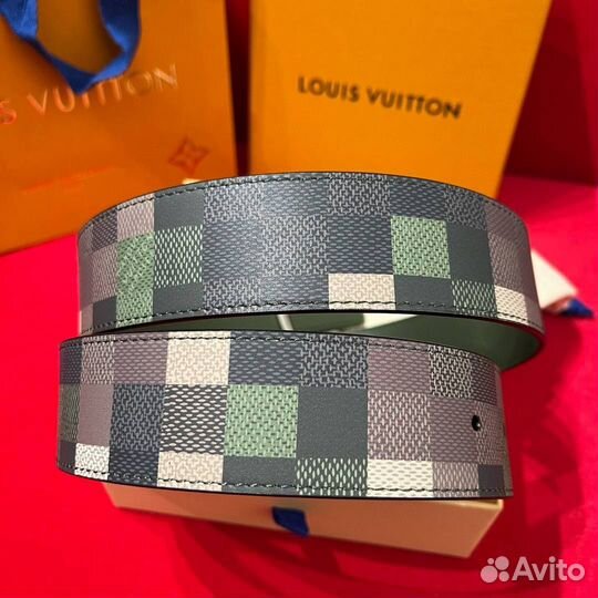 Мужской ремень Damier Louis Vuitton