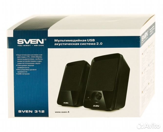 Колонки компьютерные Sven 312