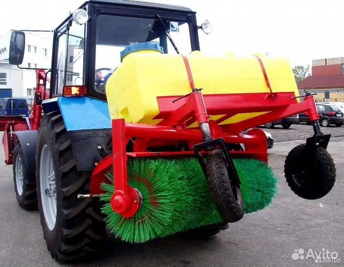 Щетка дорожная с поливом умду-80/82люкс на мтз