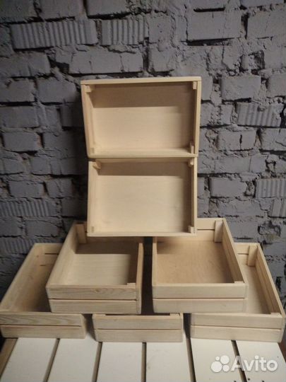 Ящик деревянный, поднос, бокс, пенал, органайзер