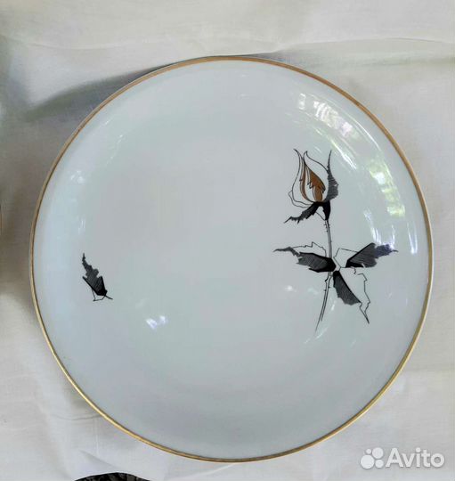 Сервиз Черная роза - блюдо