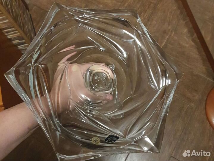 Ваза для фруктов Богемия