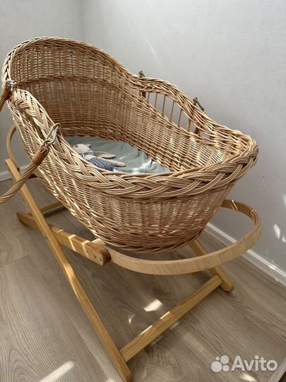 Люлька (колыбель) плетеная из ивовой лозы