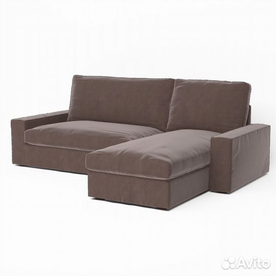 Чехол для дивана-кровати Виласунд с козеткой икеа