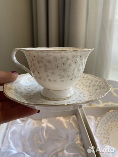 Чайный фарфоровый набор (5 предметов)