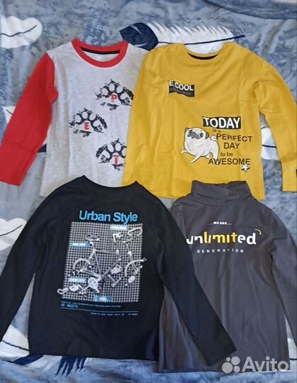 Одежда пакетом для мальчика 116-122