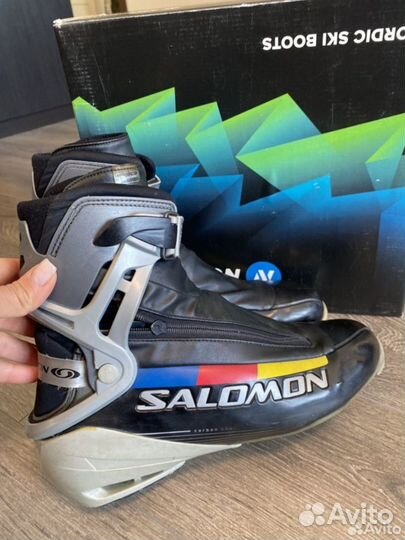 Лыжные ботинки salomon 43 р