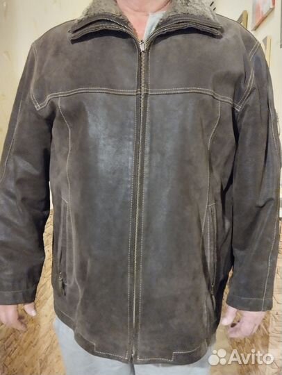 Кожаная куртка мужская