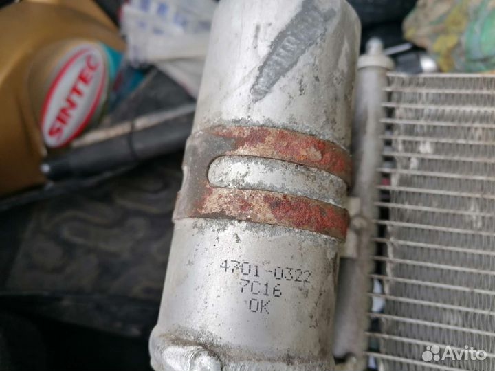 Радиатор кондиционера на Альмеру Классик