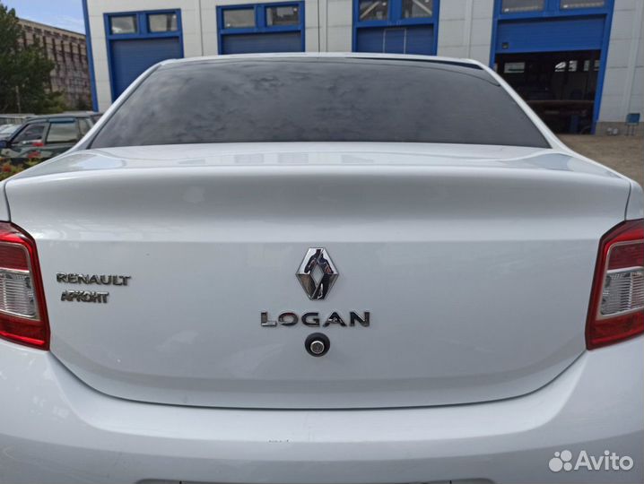 Крышка багажника. Рено логан 2 цвет белый