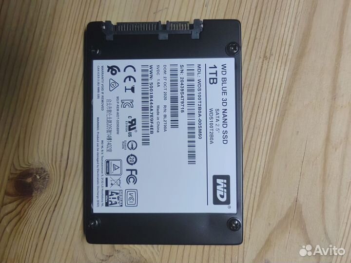 Ssd wd blue 1tb