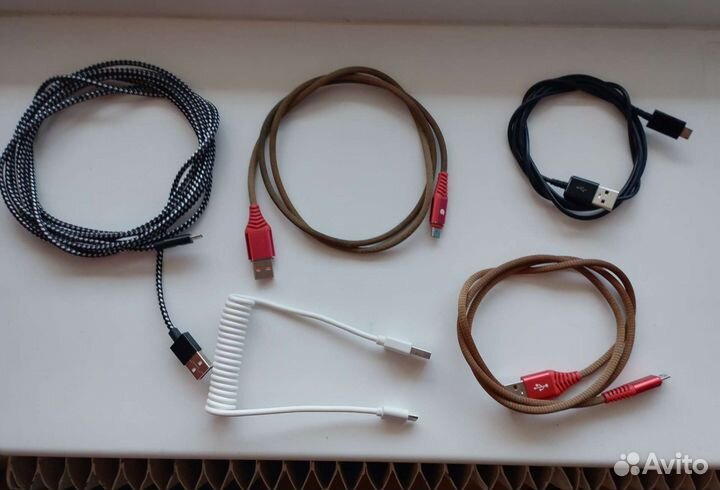 Шнуры для зарядки тел микро-USB