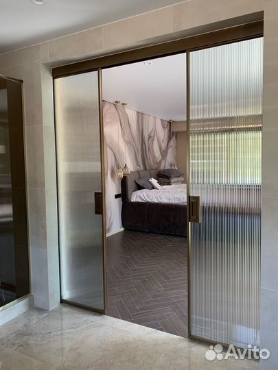 Перегородки раздвижные стеклянные