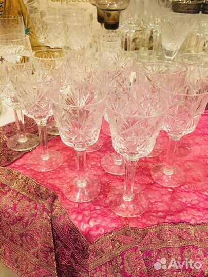 Хрустальные бокалы,рюмки,стопки,ссср