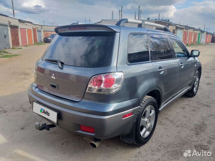 Mitsubishi Outlander 2.4 AT, 2002, 163 000 км