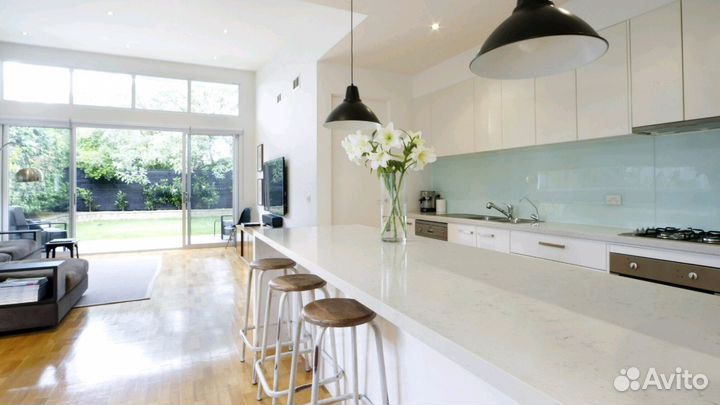 Изготовление кухонных столешниц из камня