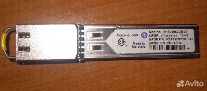 Трансивер Alcatel-Lucent 3he00062cb sfp-gige RJ45