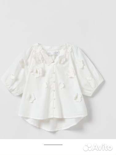 Блузка рубашка Zara 7 лет