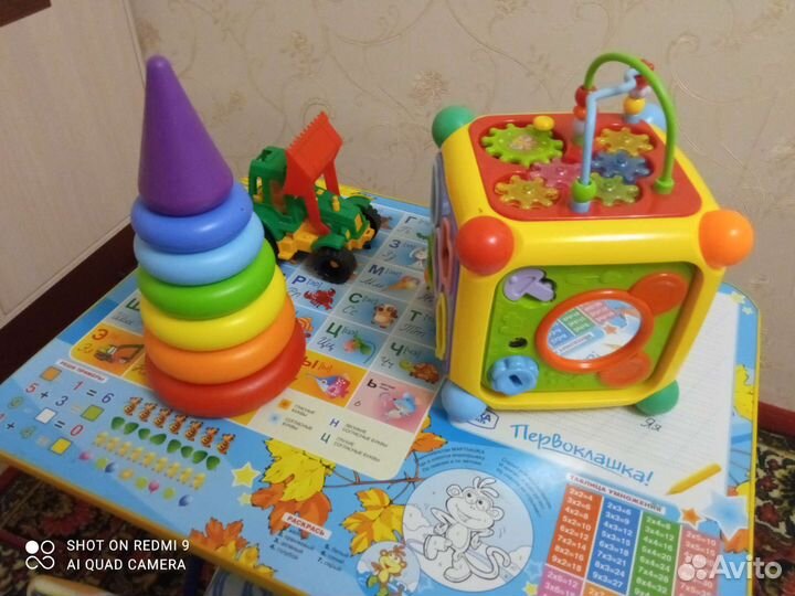 Развивающий кубик музыкальный