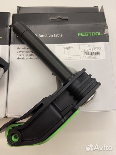 Зажим струбцина festool для стола с перфорацией