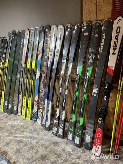 Горные лыжи head 163, 170, 177см новые