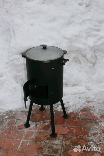 Печь под казан (простая)