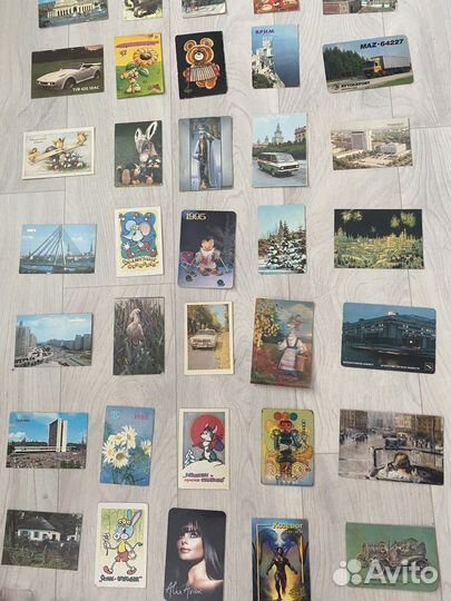 Календарики советские СССР