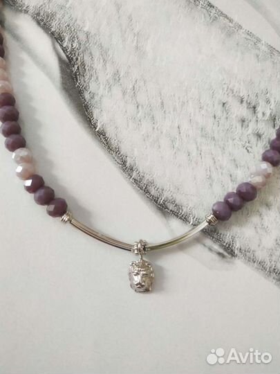Колье с серьгами