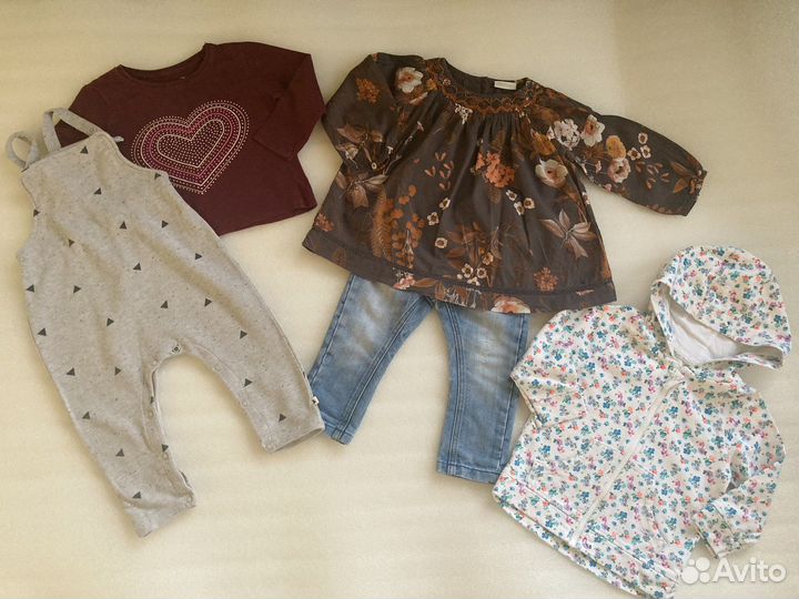 Пакет (штучно) вещей на девочку 86 next