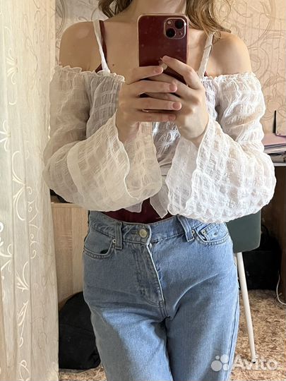 Женская прозрачная блузка