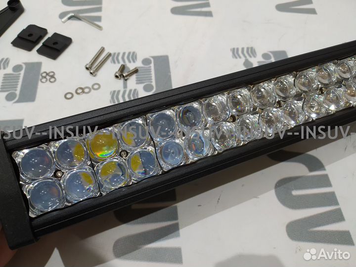 Светодиодная фара (балка) 120W сверхдальний(линзы)