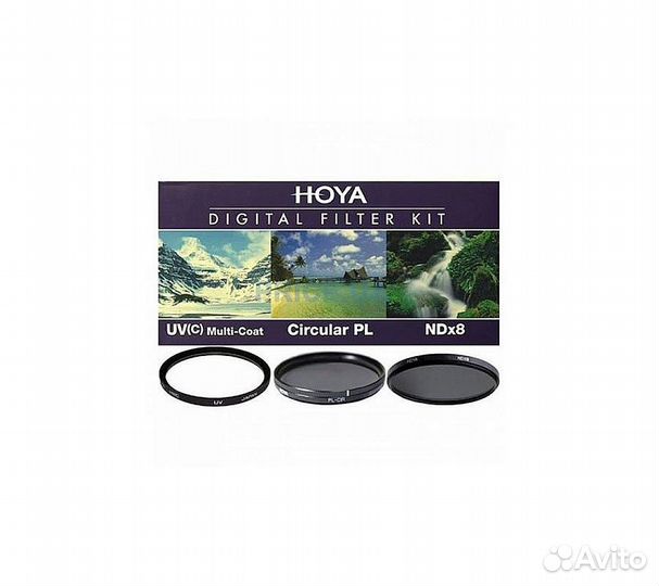 Набор из 3 фильтров Hoya (UV(C) HMC Multi, PL-CIR