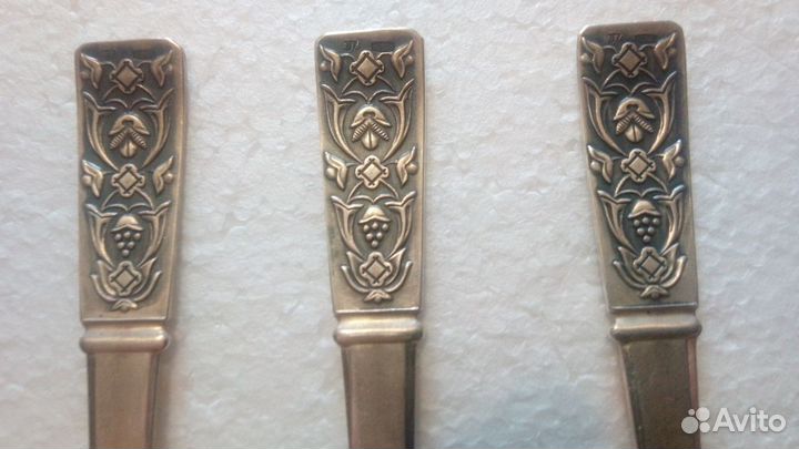 Серебро чайные ложки.1967г