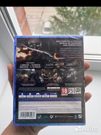 Игра для ps4, ps5. Atomic heart, Новая, рус озв