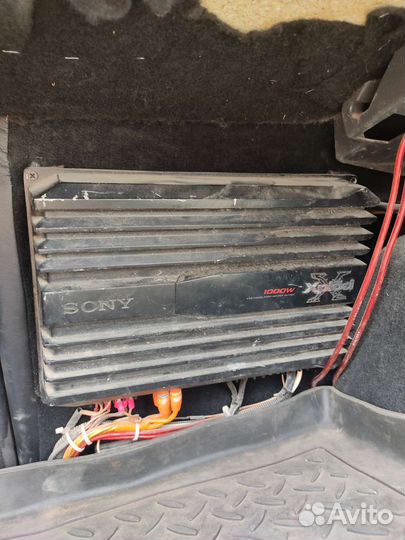 Сабвуфер Sony xplod 1000w + усилитель