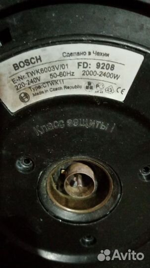Чайник электрический Bosch