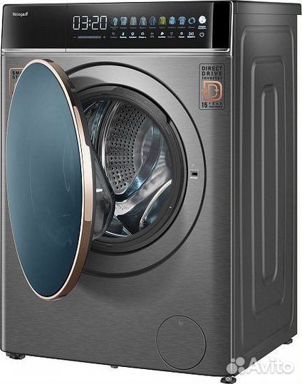 Стиральная машина weissgauff WMD 58411 Direct Drive Inverter Premium Steam Grey