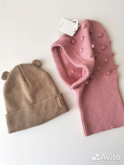 Капор Reserved шапочка Zara HM 1-3года