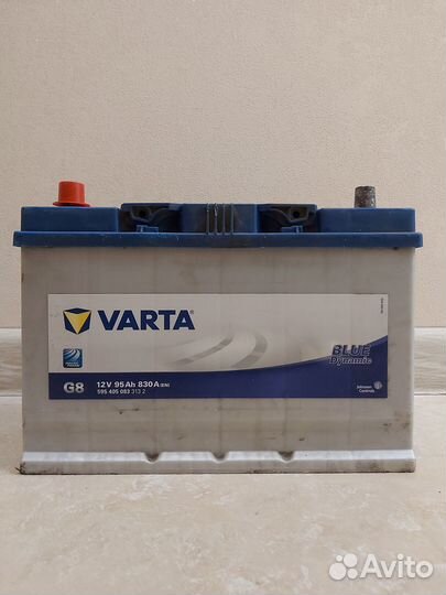 Аккумулятор автомобильный б/у Varta 95aч
