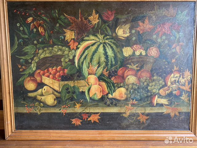 Картина маслом на холсте в раме