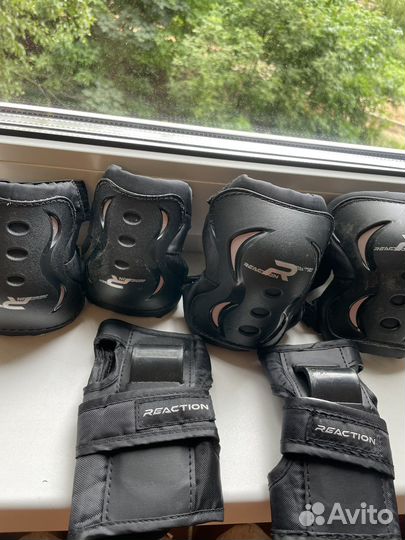 Роликовые коньки детские с защитой